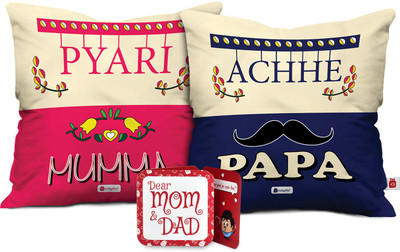 Indigifts Cushion, Greeting Card Gift Set