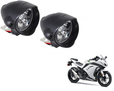 MOCKHE VLB-G3-158 Fog Lamp Motorbike LED for Kawasaki (12 V, 10 W)(Ninja 300, Pack of 2)