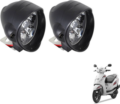 MOCKHE VLB-G5-243 Headlight Motorbike LED for TVS (12 V, 12 W)(Wego, Pack of 2)
