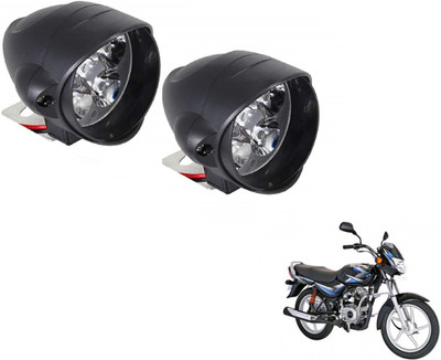 MOCKHE VLB-G3-62 Fog Lamp Motorbike LED for Bajaj (12 V, 10 W)(CT 100, Pack of 2)