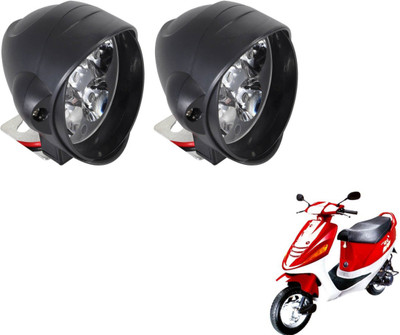 MOCKHE VLB-G5-261 Zing Headlight Motorbike LED for Kinetic (12 V, 12 W)(Universal For Bike, Pack of 2)
