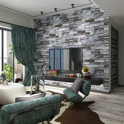 Oren Empower Classics Grey Wallpaper(330 cm x 45 cm)