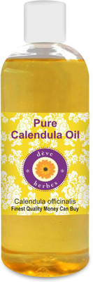 

Deve Herbes Pure Calendula Oil (Calendula officinalis) 100% Natural Therapeutic Grade Infused Oil(200 ml)
