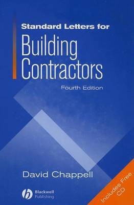 Standard Letters for Building Contractors(English, Electronic book text, Chappell David)