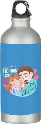 TheYaYaCafe 600 ml Steel Sipper(Pack of 1, Blue)