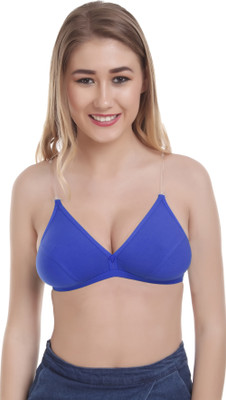 Alishan T-Shirt Bra Women Minimizer Non Padded Bra(Blue)