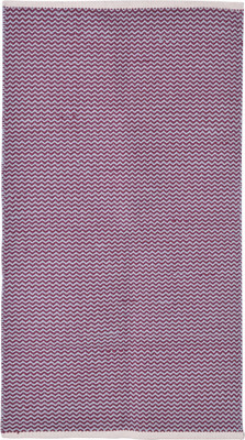 COSMORUGS Maroon Cotton Runner(2 ft,  X 4 ft, Rectangle)