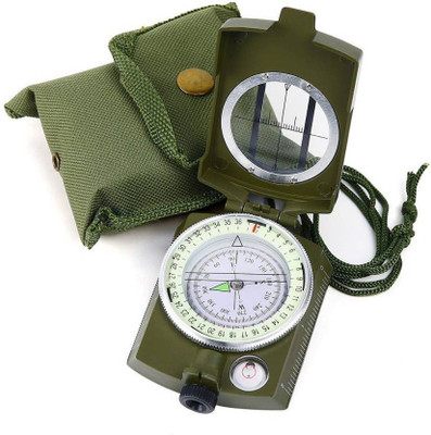 Gabbar Army Metal Sighting Compass Compass(Green)