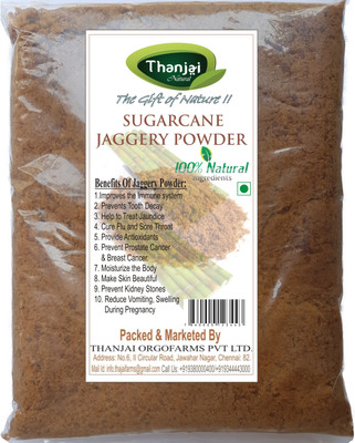 THANJAI NATURAL Organic Sugarcane Jaggery Powder 5KGS Pure Powder Jaggery(5 kg)