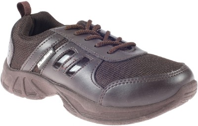 Khadim's Boys Velcro Running Shoes(Brown, 3 - 4 Years)