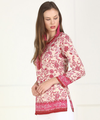 biba-women-printed-straight-kurtapink-beige