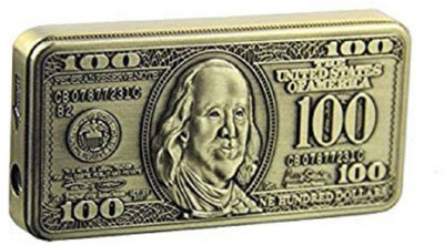 Peshkar Doller Cigarette Lighter Pocket Lighter(Gold)