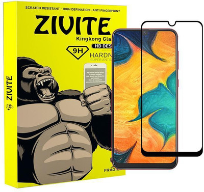 ZIVITE Edge To Edge Tempered Glass for Samsung Galaxy A30, Samsung Galaxy A30s, Samsung Galaxy A50, Samsung Galaxy A50s, Samsung Galaxy M30, Samsung Galaxy M30s, Samsung Galaxy A20(Pack of 1)