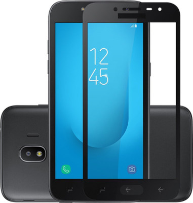MT Guard Edge To Edge Tempered Glass for Samsung Galaxy J4 Plus (5D Tempered Glass)(Full Glue)(Pack of 1)