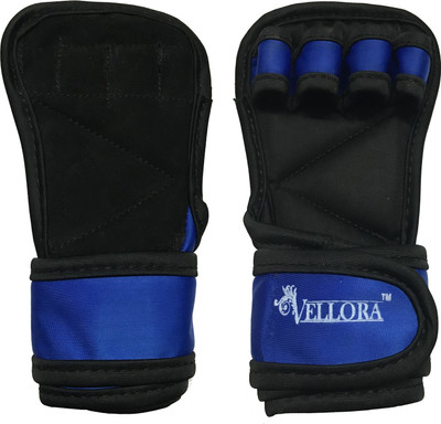 Vellora Sports Wrist Support Cobra Gym & Fitness Gloves(Blue, Black)