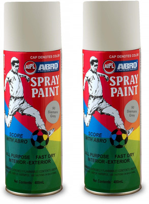 ABRO SP-90 Grey Spray Paint 400 ml(Pack of 2)