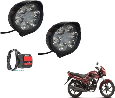 AUTYLE AU-VLB-MI6LD2P-74 Headlight Motorbike LED for Honda (12 V, 18 W)(Dream Yuga, Pack of 2)