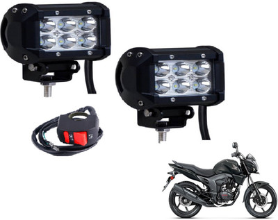 MOCKHE VLB-RCT6LD2P-39 Fog Lamp Motorbike LED for Honda (12 V, 18 W)(CB Trigger, Pack of 2)