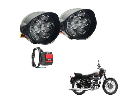 MOCKHE VLB-G59LD2P-32 Fog Lamp Motorbike LED for Royal Enfield (12 V, 27 W)(Bullet 350, Pack of 2)