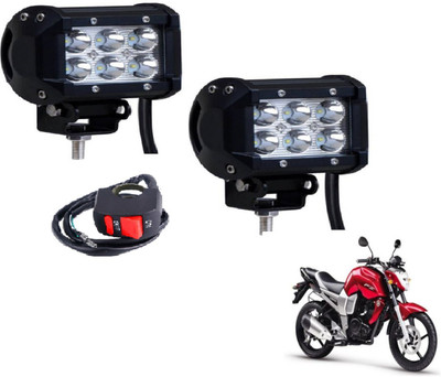 MOCKHE VLB-RCT6LD2P-107 Fog Lamp Motorbike LED for Yamaha (12 V, 18 W)(FZ, Pack of 2)