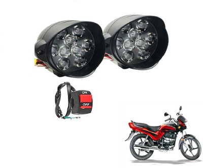 MOCKHE VLB-G59LD2P-166 Fog Lamp Motorbike LED for Hero (12 V, 27 W)(Passion Plus, Pack of 2)