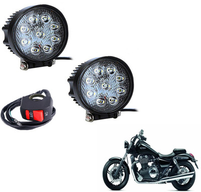 MOCKHE VLB-ROU9LD2P-229 Thunderbird Storm Headlight Motorbike LED (12 V, 27 W)(Universal For Bike, Pack of 2)