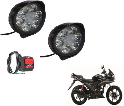 MOCKHE VLB-MI6LD2P-45 Headlight Motorbike LED for Honda (12 V, 18 W)(CBF Stunner, Pack of 2)