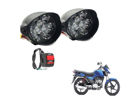 MOCKHE VLB-G59LD2P-211 St ll Fog Lamp Motorbike LED for Mahindra (12 V, 27 W)(Universal For Bike, Pack of 2)
