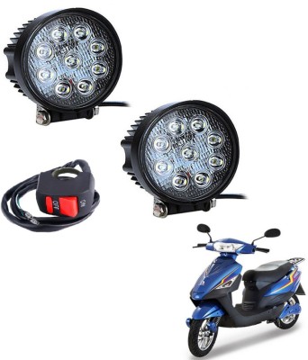 AUTYLE AU-VLB-ROU9LD2P-164 Headlight Motorbike LED (12 V, 27 W)(Oma Star, Pack of 2)