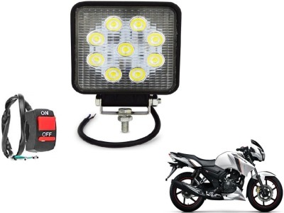 AUTYLE SS-VLB-SQ 9LD1P-16 Headlight Motorbike LED for TVS (12 V, 27 W)(Apache RTR 160, Pack of 1)