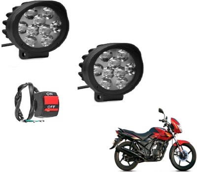 MOCKHE VLB-MI9LD2P-102 Headlight Motorbike LED for TVS (12 V, 27 W)(Flame DS 125, Pack of 2)