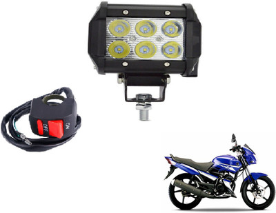 MOCKHE VLB-RCT6LD1P-114 Gladiator RS Fog Lamp Motorbike LED for Yamaha (12 V, 18 W)(Universal For Bike, Pack of 1)