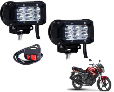 MOCKHE VLB-RCT6LD2P-225 Fog Lamp Motorbike LED for Yamaha (12 V, 18 W)(SZ-X, Pack of 2)