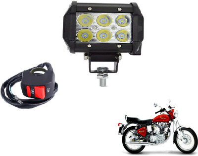 MOCKHE VLB-RCT6LD1P-84 Fog Lamp Motorbike LED for Royal Enfield (12 V, 18 W)(Universal For Bike, Pack of 1)