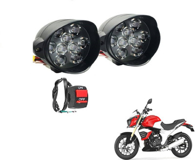 MOCKHE VLB-G59LD2P-148 Fog Lamp Motorbike LED for Mahindra (12 V, 27 W)(Mojo, Pack of 2)