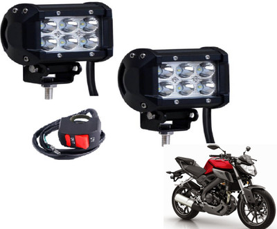 MOCKHE VLB-RCT6LD2P-111 Fog Lamp Motorbike LED for Suzuki (12 V, 18 W)(Gixxer, Pack of 2)