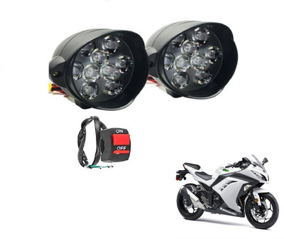 MOCKHE VLB-G59LD2P-158 Fog Lamp Motorbike LED for Kawasaki (12 V, 27 W)(Ninja 300, Pack of 2)