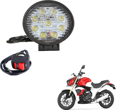 MOCKHE VLB-ROU9LD1P-148 Headlight Motorbike LED for Mahindra (12 V, 27 W)(Mojo, Pack of 1)