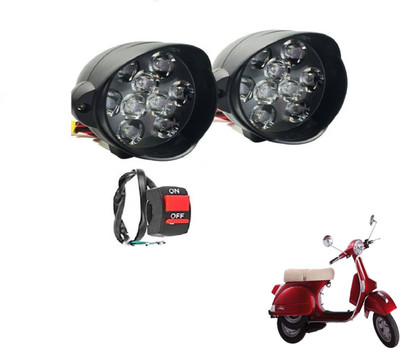 MOCKHE VLB-G59LD2P-214 Fog Lamp Motorbike LED (12 V, 27 W)(Star LX, Pack of 2)