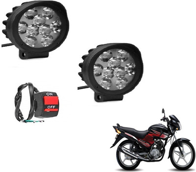 MOCKHE VLB-MI9LD2P-252 Headlight Motorbike LED for Yamaha (12 V, 27 W)(YBR 125, Pack of 2)