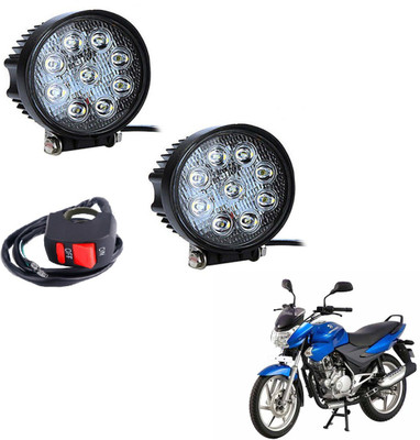 MOCKHE VLB-ROU9LD2P-70 Headlight Motorbike LED for Bajaj (12 V, 27 W)(Discover 150 S, Pack of 2)
