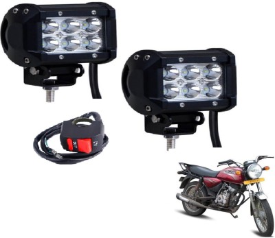 AUTYLE AU-VLB-RCT6LD2P-31 Bxr T Headlight Motorbike LED for Bajaj (12 V, 18 W)(Boxer, Pack of 2)