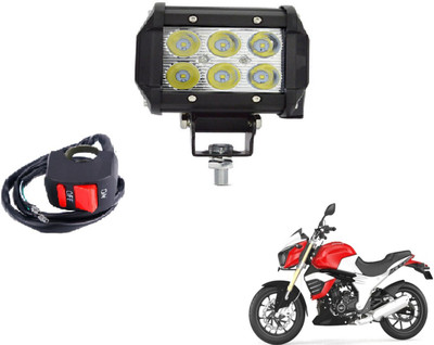 MOCKHE VLB-RCT6LD1P-148 Fog Lamp Motorbike LED for Mahindra (12 V, 18 W)(Mojo, Pack of 1)