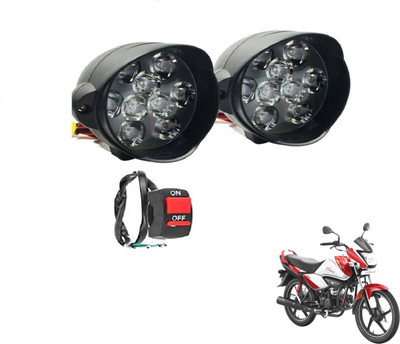 MOCKHE VLB-G59LD2P-204 Fog Lamp Motorbike LED for Hero (12 V, 27 W)(Splendor iSmart, Pack of 2)