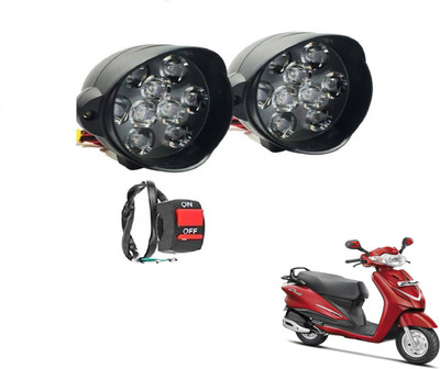 MOCKHE VLB-G59LD2P-75 Fog Lamp Motorbike LED for Hero (12 V, 27 W)(Duet, Pack of 2)
