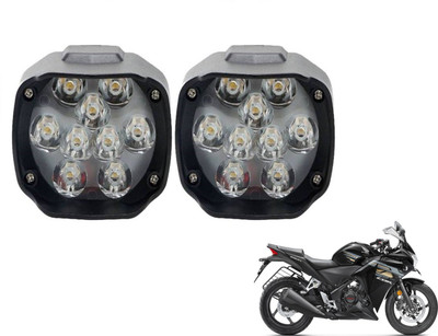 MOCKHE VLB-SLN9LED-48 Headlight Motorbike LED for Honda (12 V, 10 W)(CBR 250R, Pack of 2)