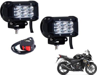 MOCKHE VLB-RCT6LD2P-48 Fog Lamp Motorbike LED for Honda (12 V, 18 W)(CBR 250R, Pack of 2)