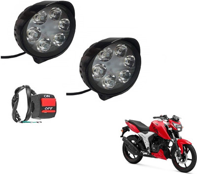 AUTYLE AU-VLB-MI6LD2P-15 N w T 16 Headlight Motorbike LED for TVS (12 V, 18 W)(Apache RTR 160, Pack of 2)