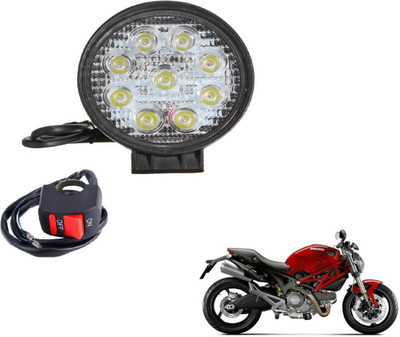 MOCKHE VLB-ROU9LD1P-149 Headlight Motorbike LED for Ducati (12 V, 27 W)(Monster 795, Pack of 1)