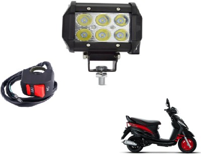 MOCKHE VLB-RCT6LD1P-195 Fog Lamp Motorbike LED for Mahindra (12 V, 18 W)(Rodeo, Pack of 1)